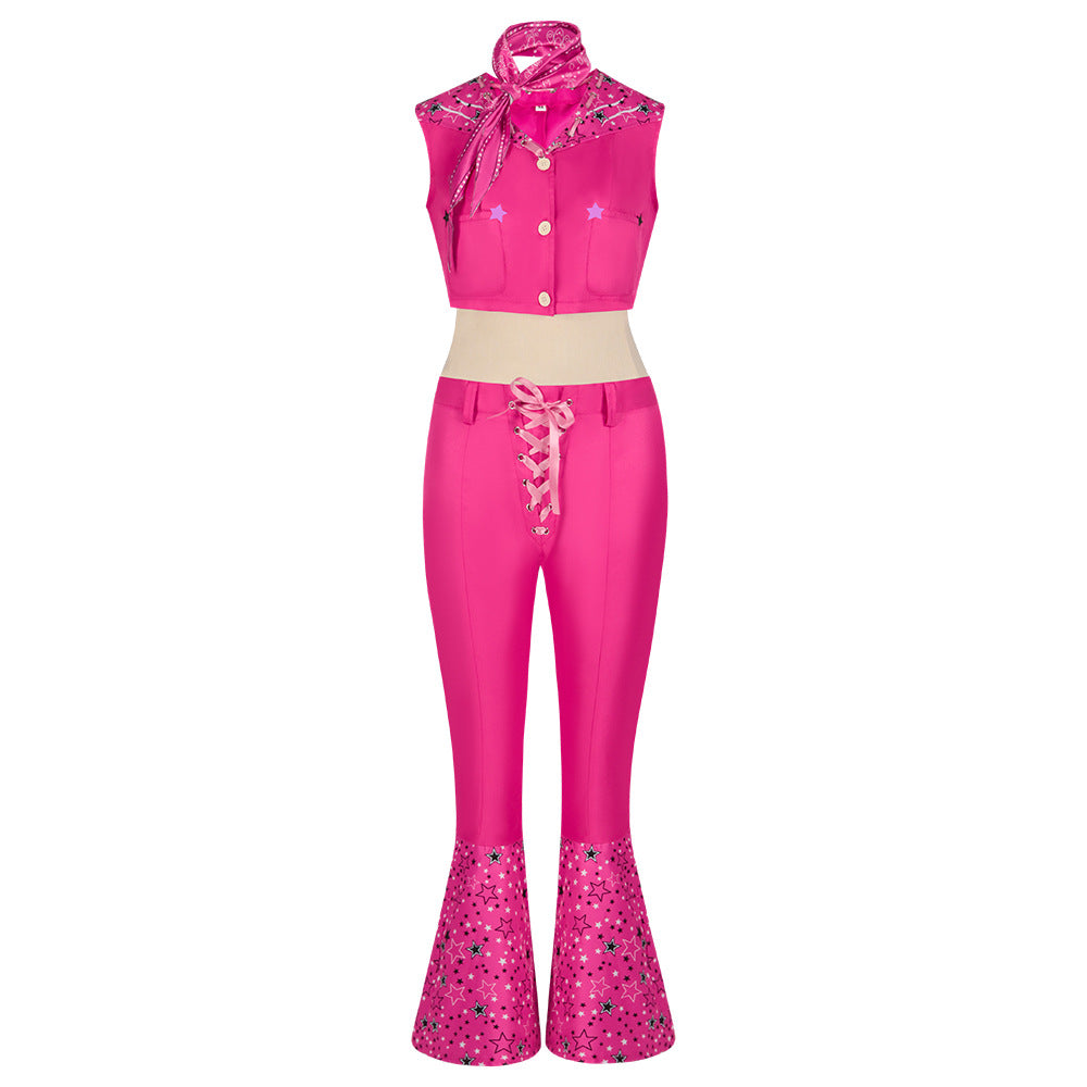 Women's Western Barbie Costume Set