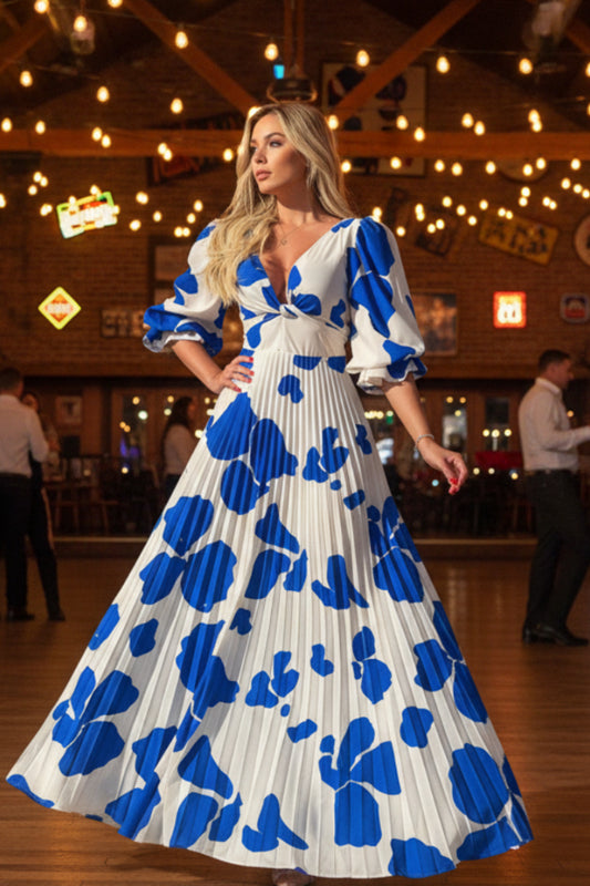 Elegant Printed Dress for Women
