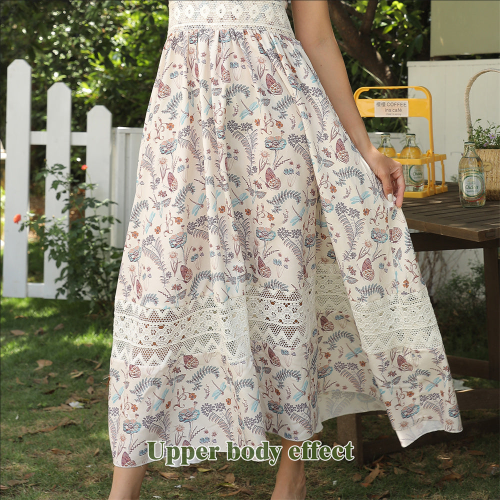 Floral Maxi Dress Up to XXL