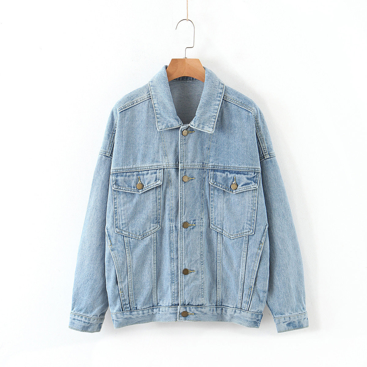 Loose Fit Denim Jacket for Women up to 5XL