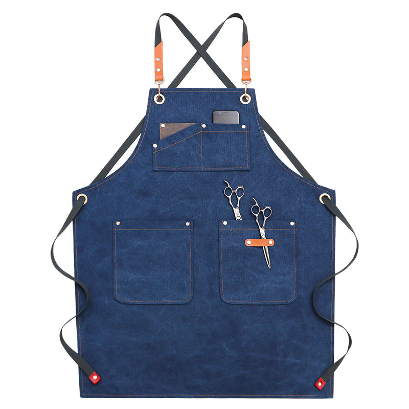 Chic Denim Apron - Versatile Use
