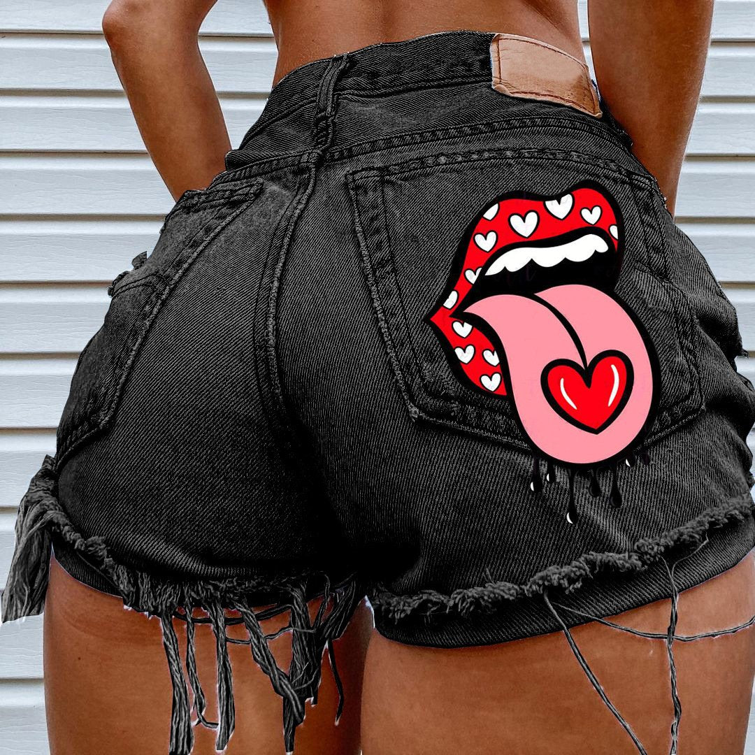 Hipster Denim Shorts for Women up to 4XL