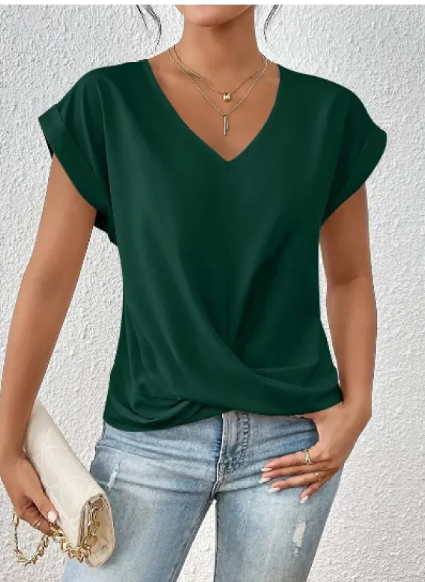 Chic Knot Waist T-Shirt up to 3XL