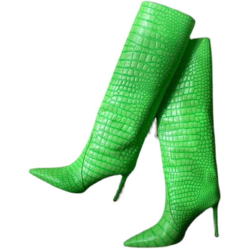 Fashion Tall Heeled Boots for Women (Plus Size)
