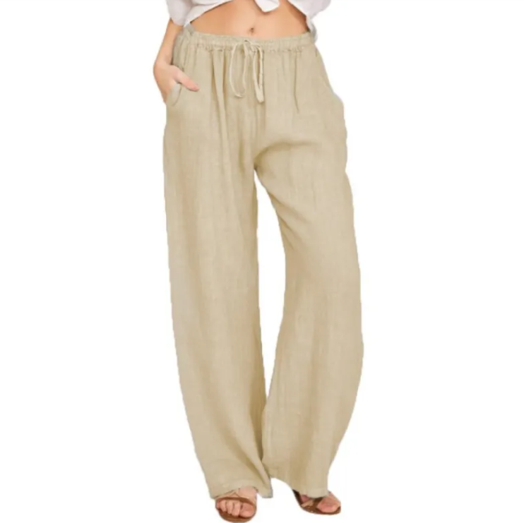 Chic Cotton Linen Casual Pants