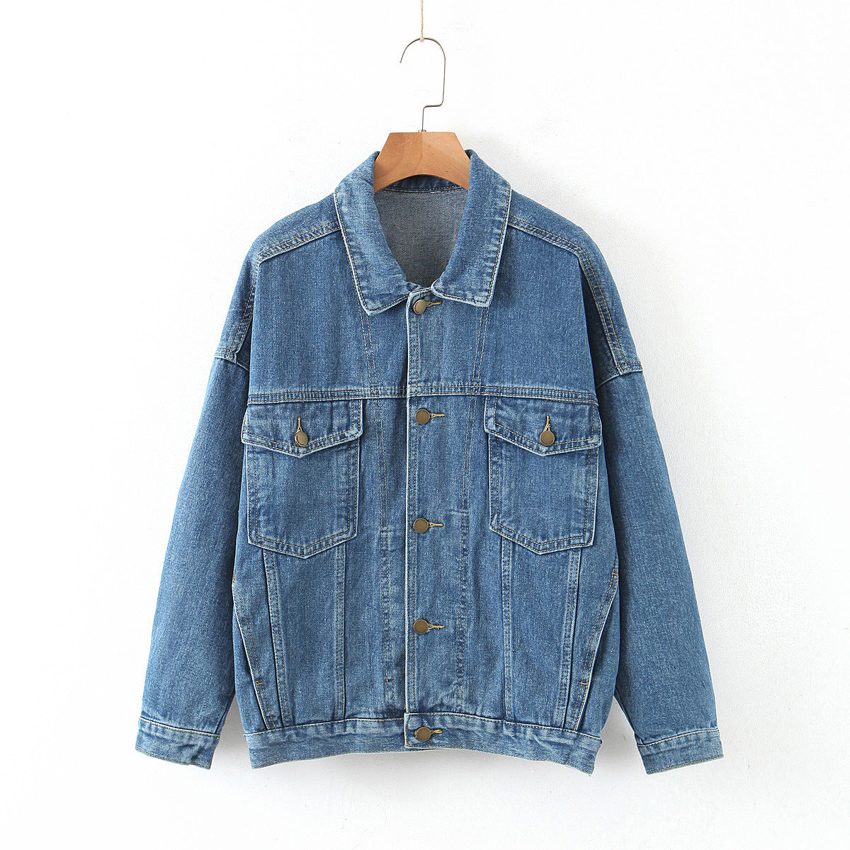 Loose Fit Denim Jacket for Women up to 5XL