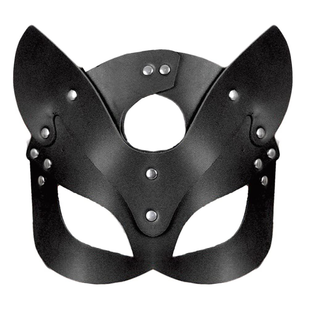 Wholesale Leather Cat Mask - Cute Costume Accessory