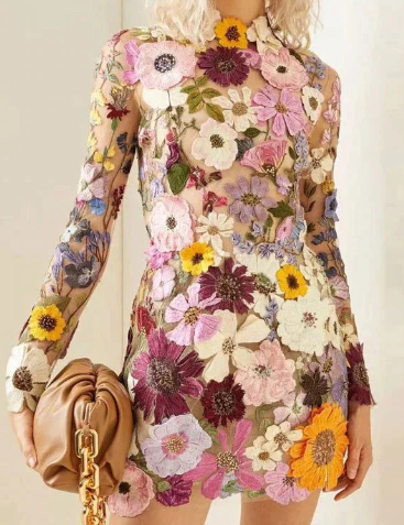 WOLFF Floral Elegance Dress - Spring/Summer Collection