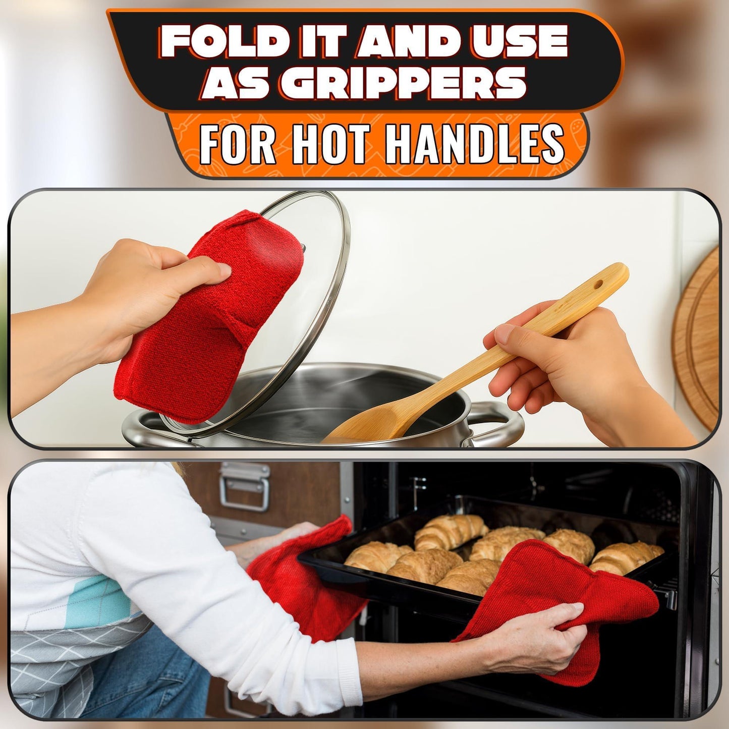 6 Pcs Soup Bowl Holders for Hot Food Heat Resistant Fabric Soup Cozy Bowl Warmer Holder for Kitchen Fits Standard Dishes up to 6.5  & Plates 7.1  – Washable & Reusable  Safe Handling & Trivet Use