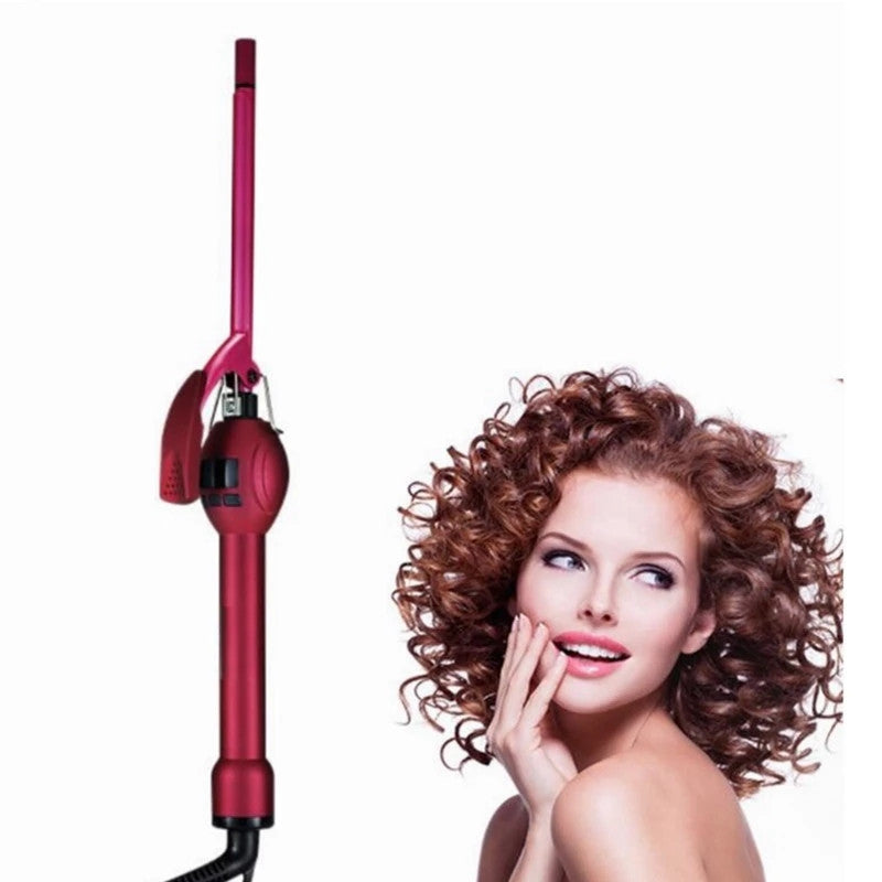 Professional Tourmaline 9mm Curling Iron with LCD Display
