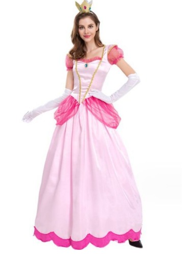 Adult Princess Peach Dress Costume