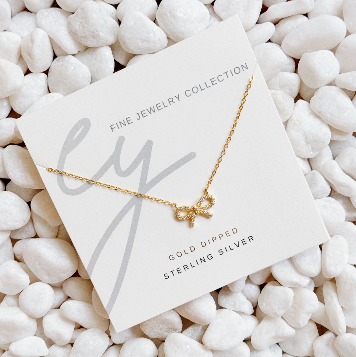 Shine Classy Gold Bow Necklace