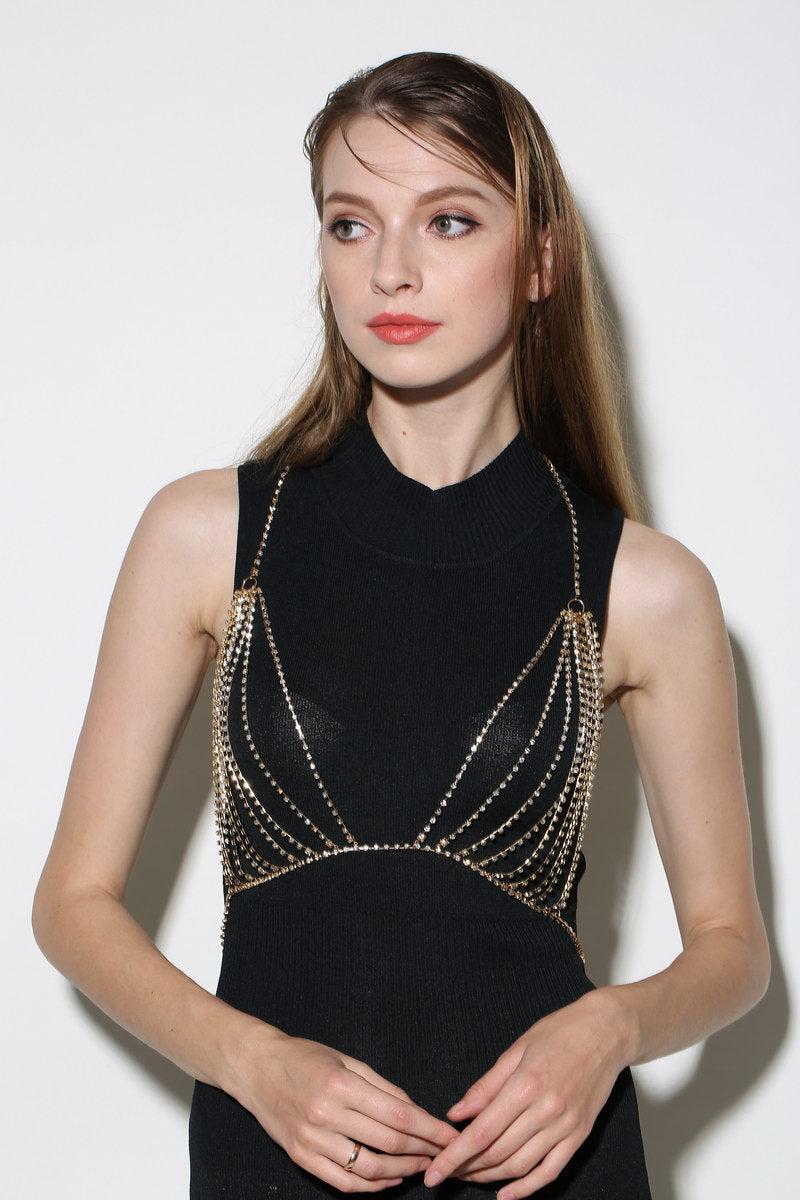 Rhinestone Body Chain - New Style for Women
