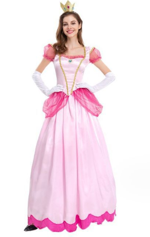 Adult Princess Peach Dress Costume