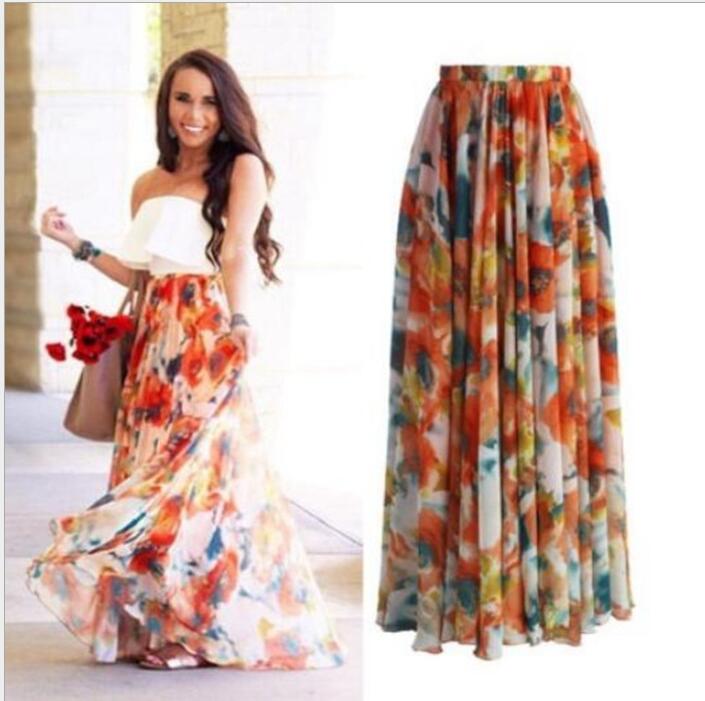 Bohemian Maxi Skirt